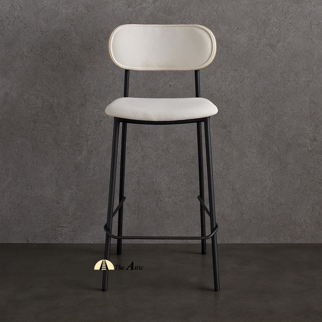 Rotterdam Fabric Bar Counter Stool - The Attic Dubai