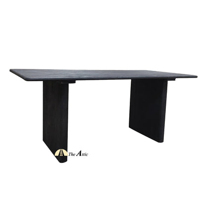 Saga Mango Wood Dining Table - The Attic Dubai