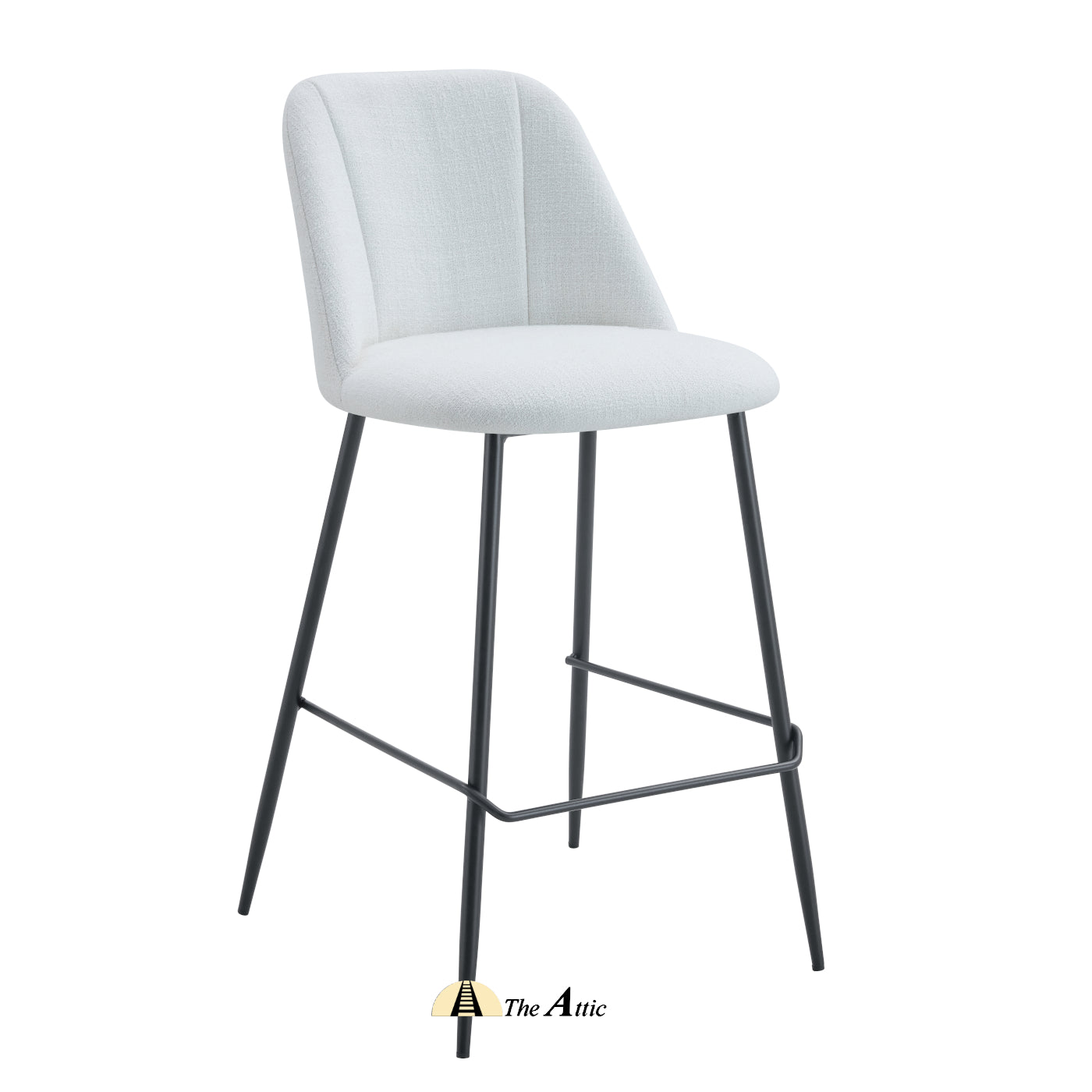 Salzburg Fabric Bar Counter Stool - The Attic Dubai