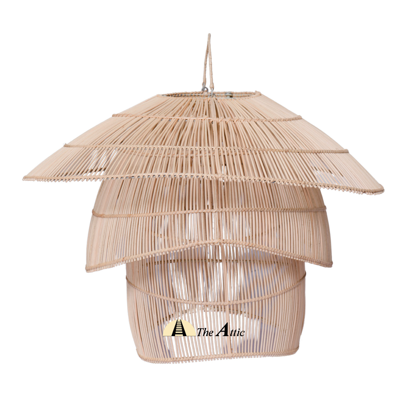 Liga Rattan Pendant, Hanging Light, Ceiling Lamp, Rattan Furniture - The Attic Dubai