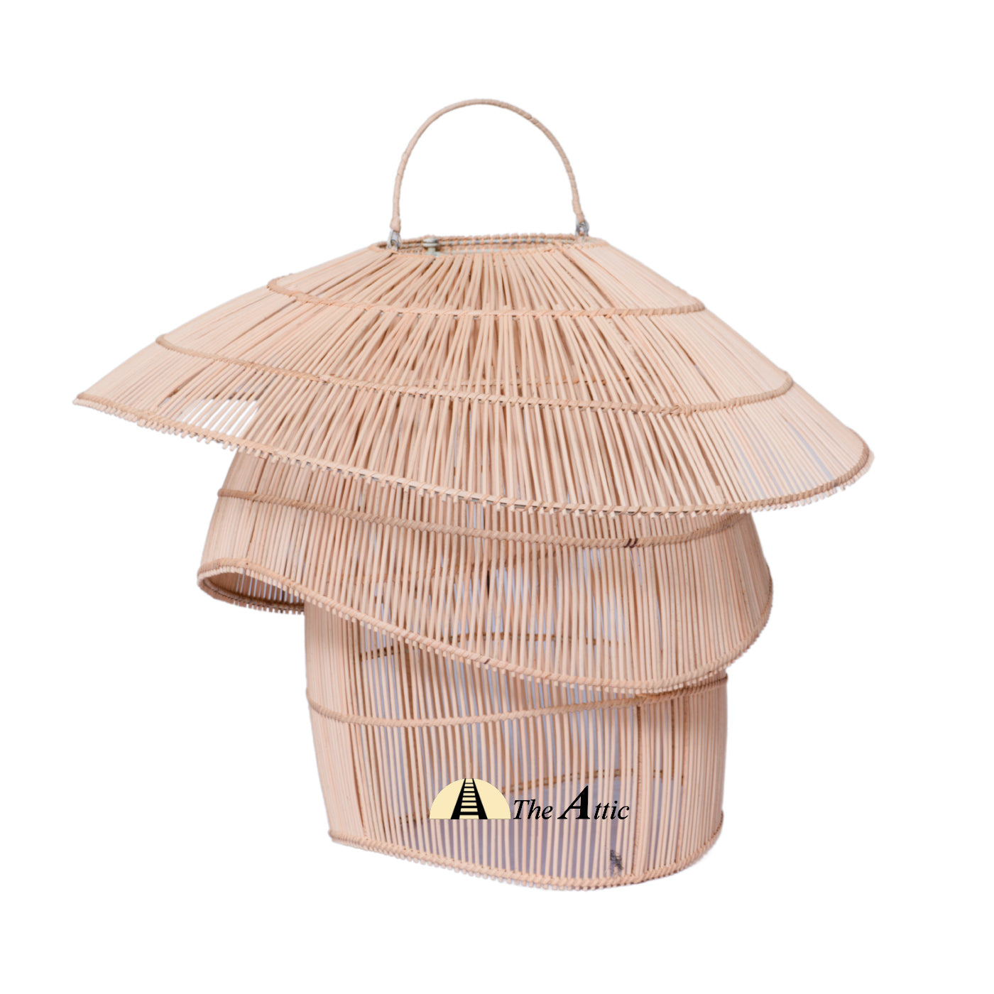 Liga Rattan Pendant, Hanging Light, Ceiling Lamp, Rattan Furniture - The Attic Dubai