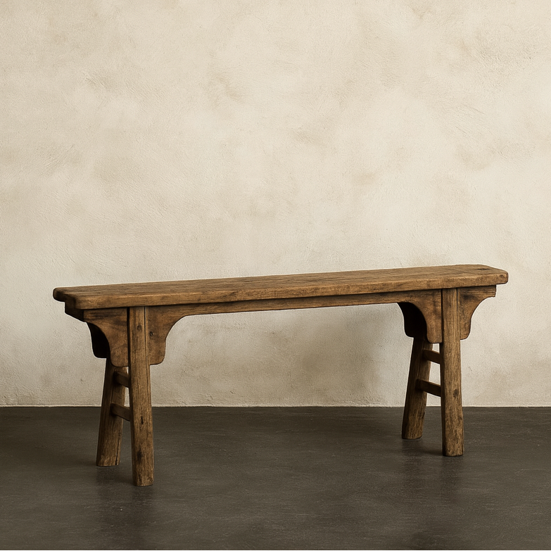 Vintage Worker's Bench, Chinese Bench - TheAttic-Dubai.com
