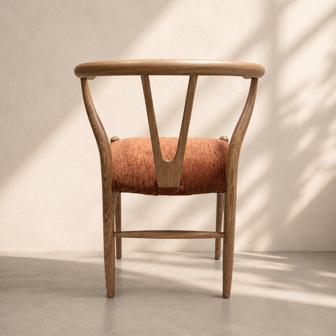 Wishbone Chair with Auburn Seat