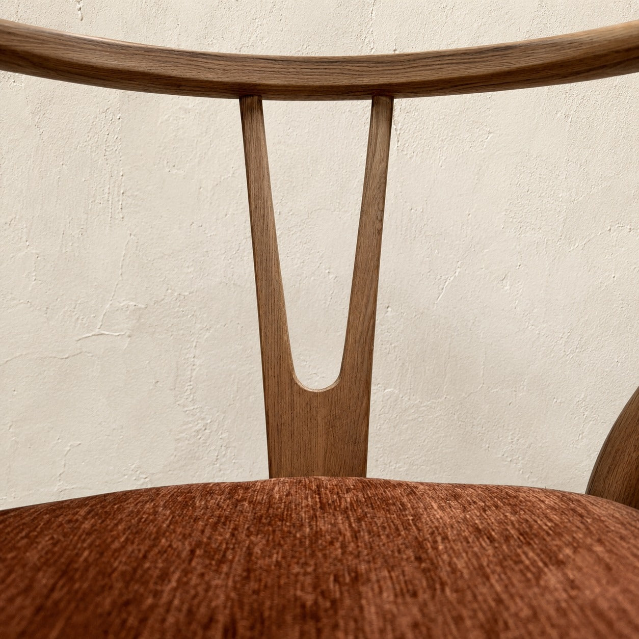 Wishbone Chair with Auburn Seat