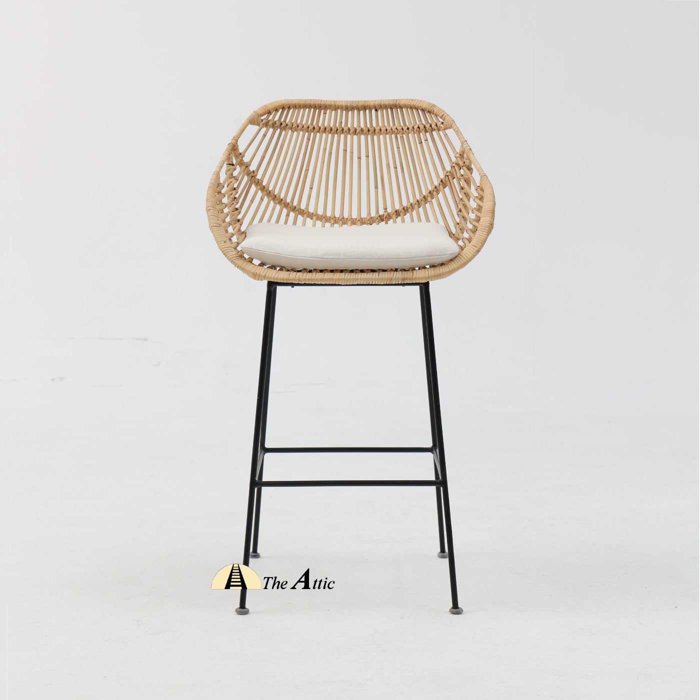 Zanzibar Rattan Counter Chair, Kitchen Stool, Bar Stool, Rattan Wicker Furniture - The Attic Dubai