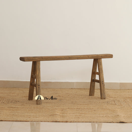 Vintage Worker's Bench, Chinese Bench - TheAttic-Dubai.com