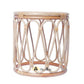 Anya Rattan Round Side Table, Rattan Furniture - The Attic Dubai