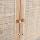 Naples Teak and Rattan Cabinet, Natural Wicker Furniture - The Attic Dubai