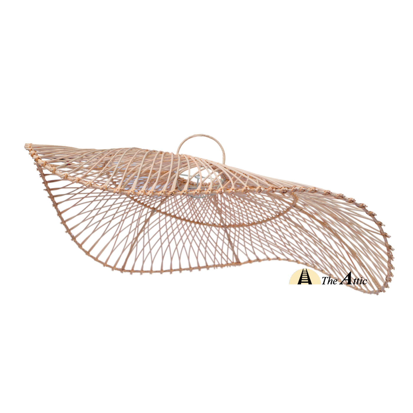 Calais Rattan Wave Pendant