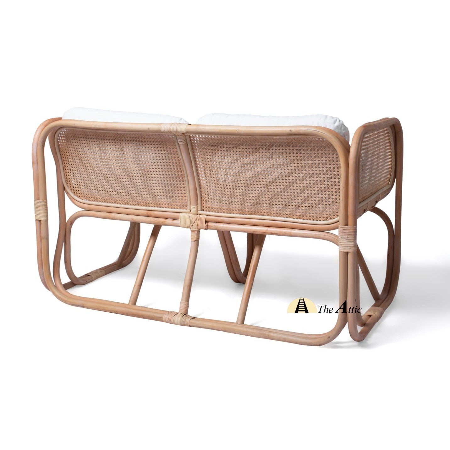 Cape Town 2-seater Sofa, Rattan Wicker Furniture - The Attic Dubai