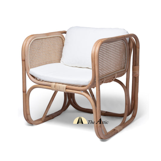 Cape Town Rattan Lounge Chair, Arm Chair, Rattan Wicker Furniture - The Attic Dubai