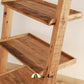 Dallas Rustic Modern Recycled Pine Ladder Shelf - The Attic Dubai