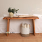 Dallas Recycled Old Pine Wood A-line Console, Accent Table - The Attic Dubai