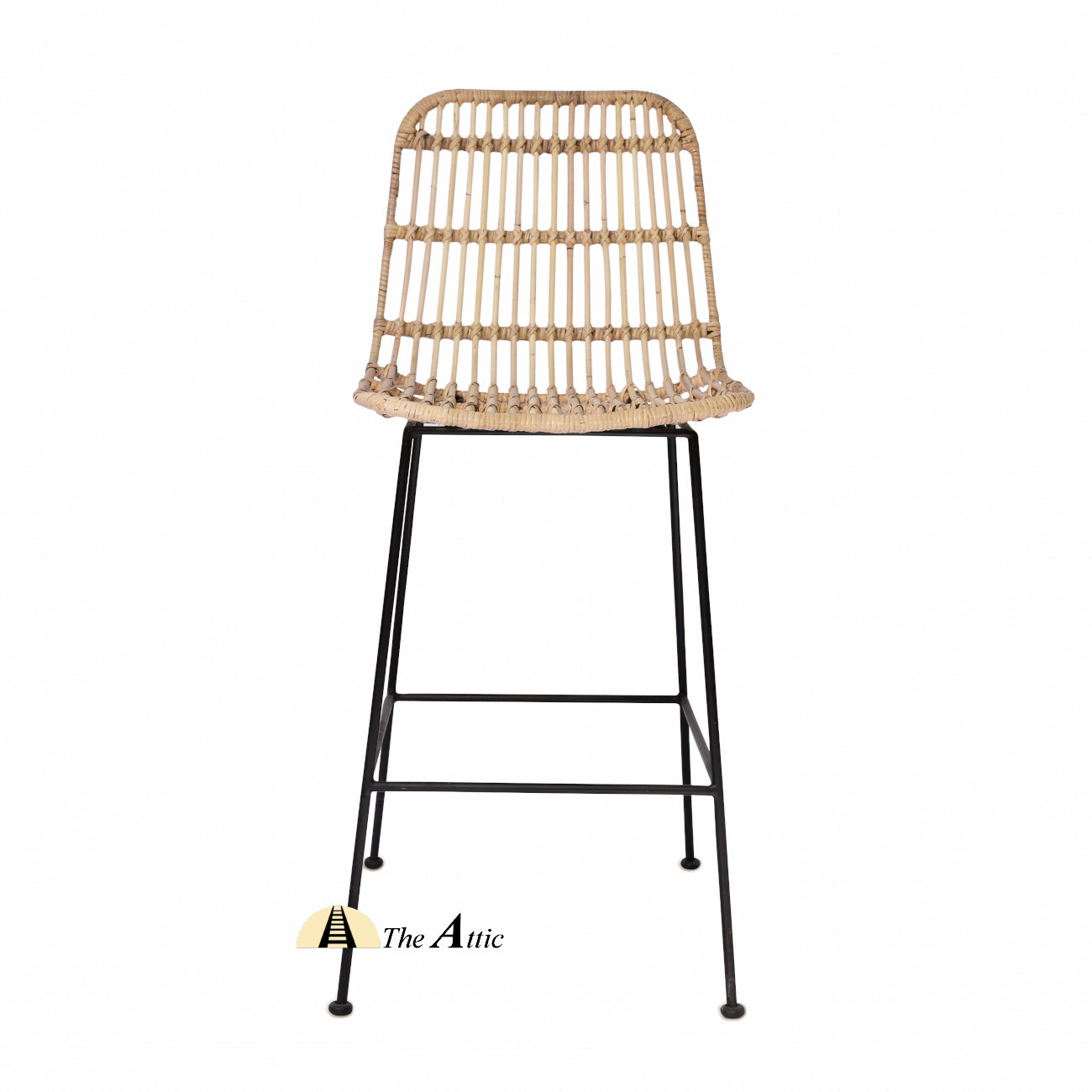 Rattan Bar Counter Stool, Rattan Wicker Furniture - The Attic Dubai