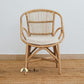 Java Rattan Easy Chair; Boho Accent Chair, Natural Rattan Wicker Furniture - TheAtticDubai.com