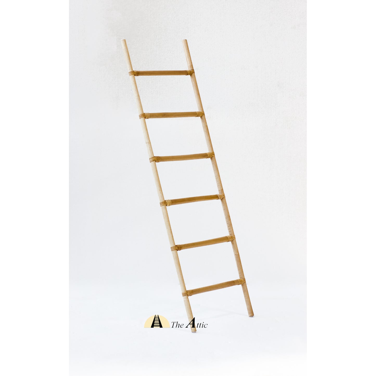 Decorative Natural Rattan Ladder - The Attic Dubai