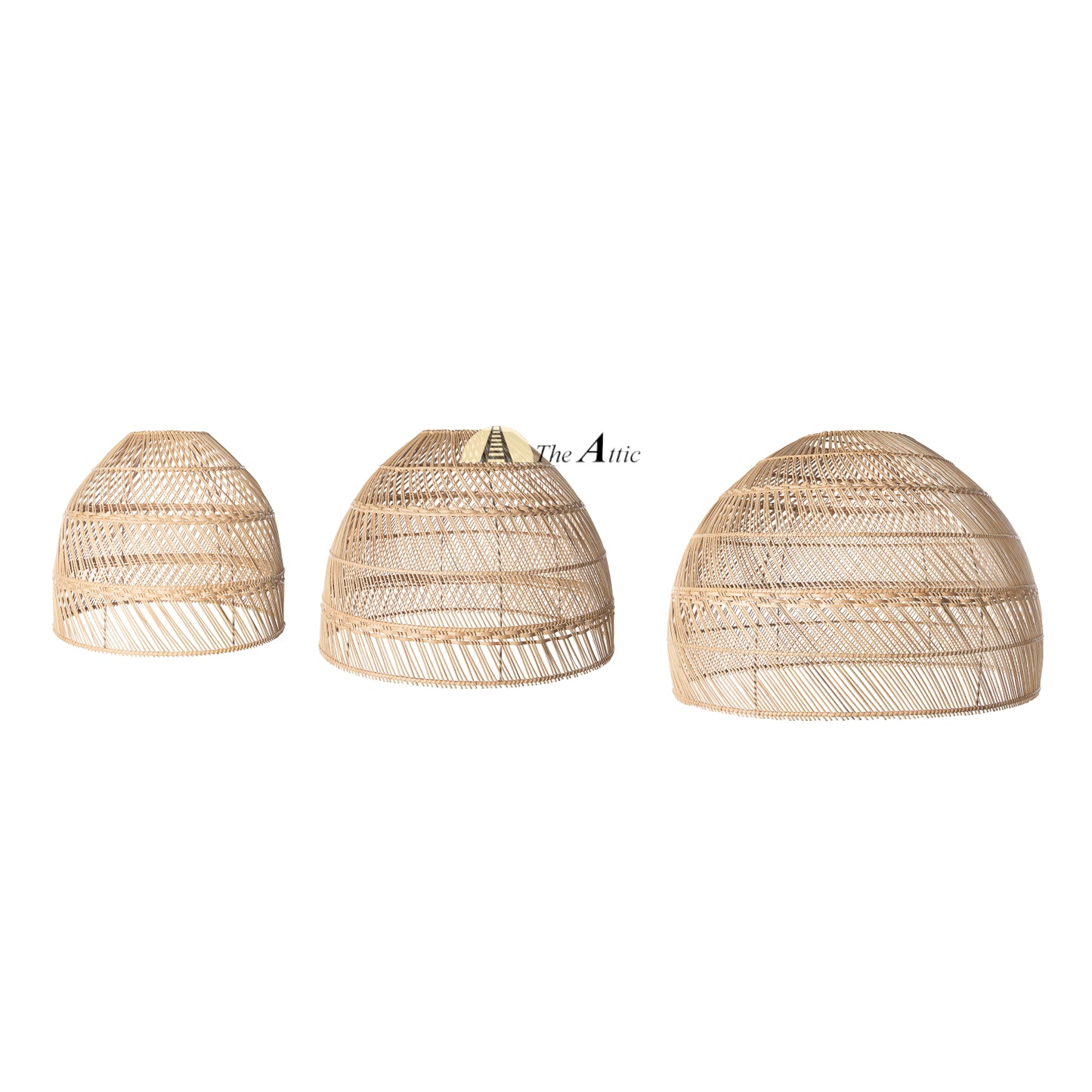 Liwa Rattan Pendant, Rattan Furniture - The Attic Dubai