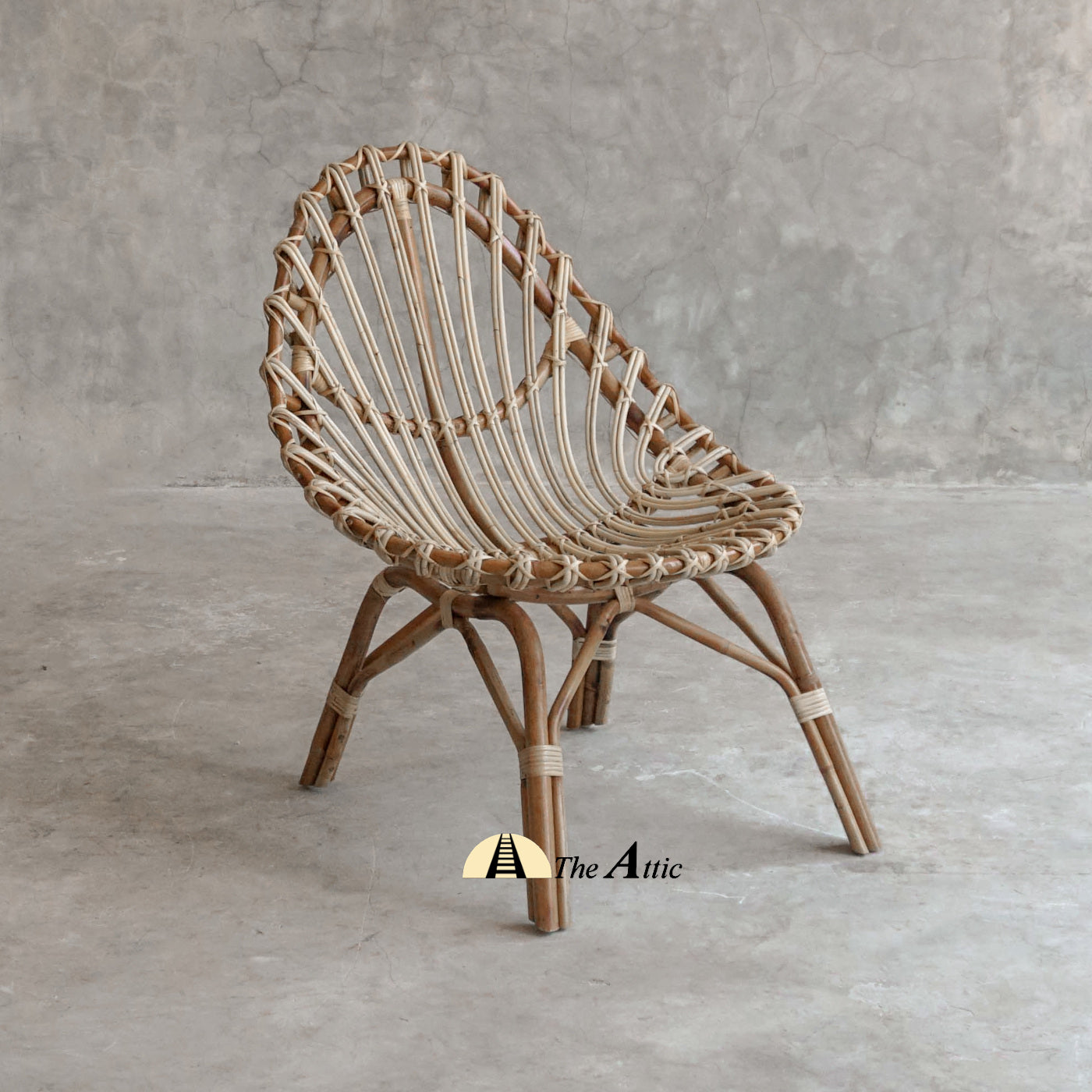 Malang Rattan Lounge Chair, Arm Chair, Rattan Wicker Furniture - The Attic Dubai