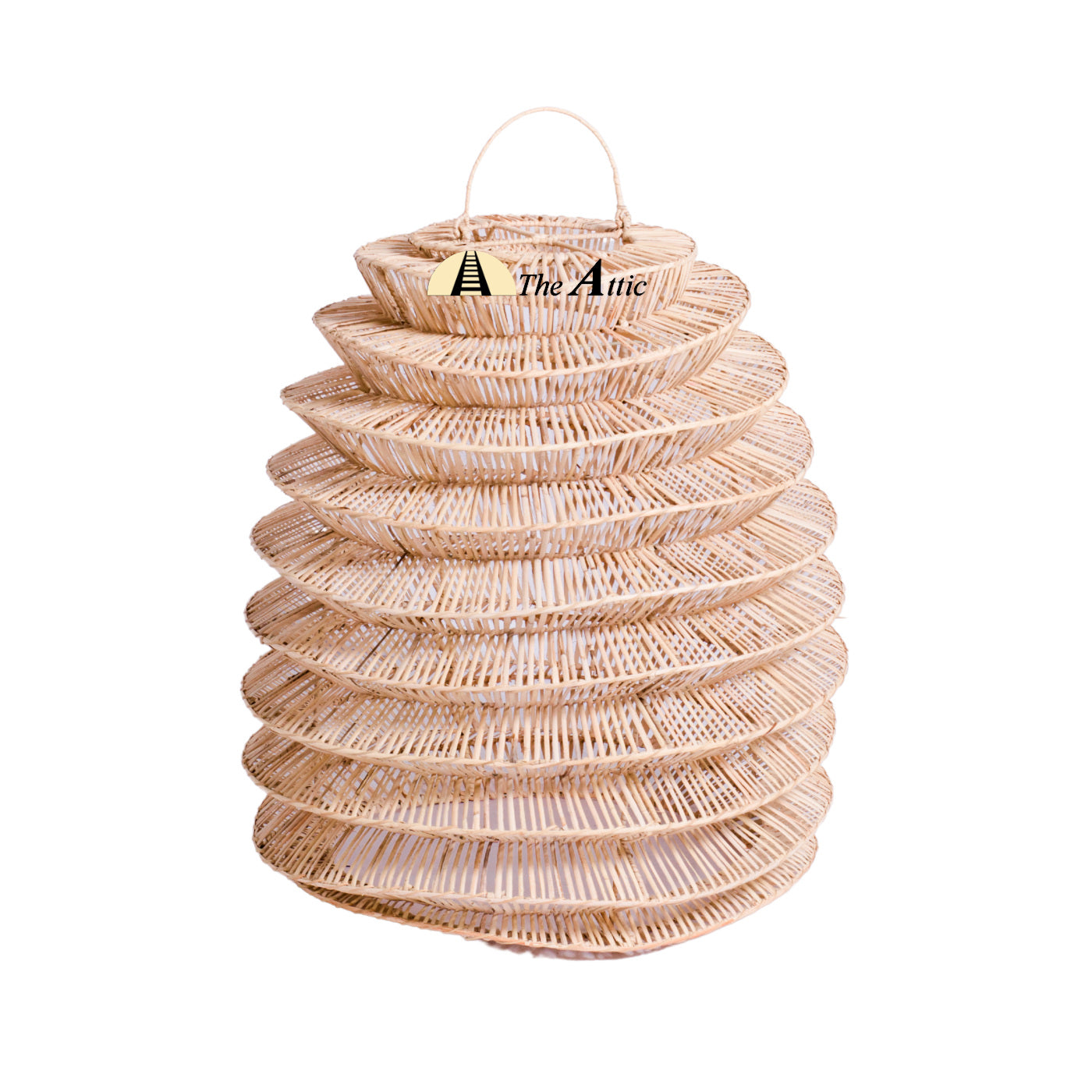 Penang Spiral Rattan Ceiling Lamp Shade, Pendant, Ceiling Lights - The Attic Dubai