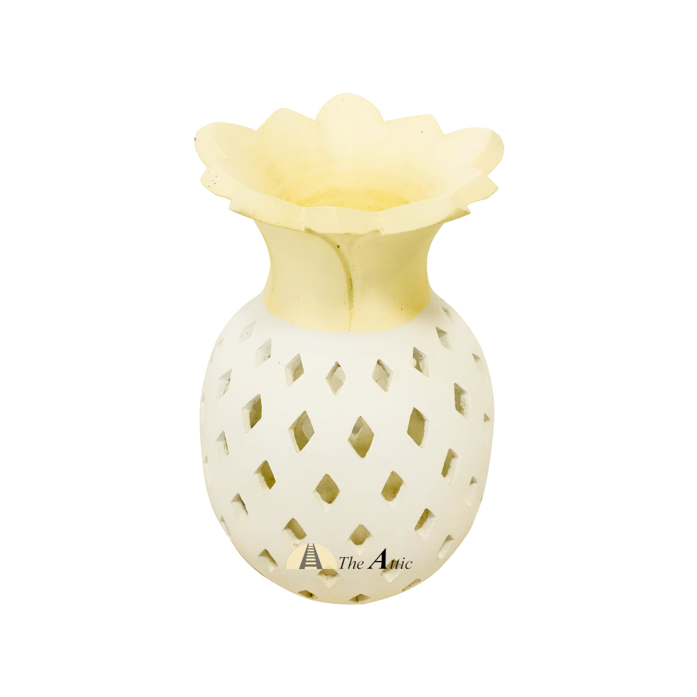 2-Tone Pineapple-Shaped Patio Terracotta Lantern - The Attic Dubai