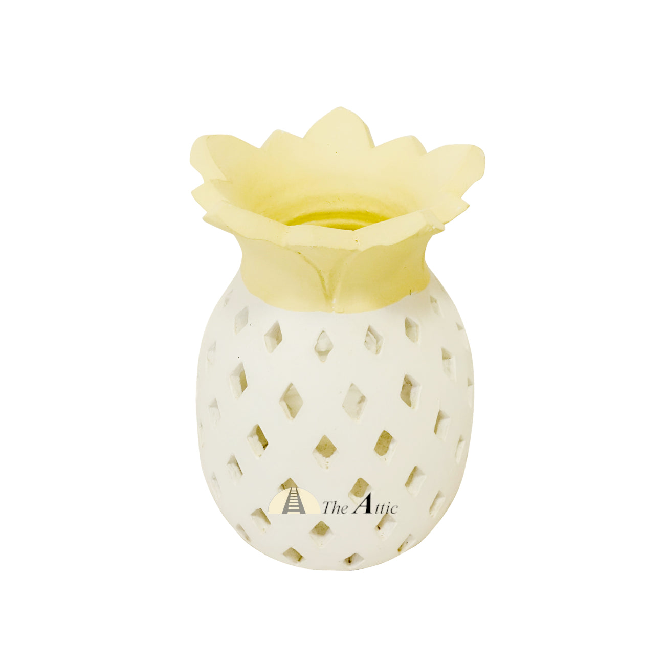 2-Tone Pineapple-Shaped Patio Terracotta Lantern - The Attic Dubai