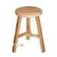 Rustic Round Reclaimed Wood Stool