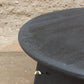 Rustic Modern Solid Wood Lodge Black Round Edge Coffee Table, Centre Table - The Attic Dubai