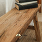 Rustic Wooden Bench, Wood Dining Bench - The Attic Dubai