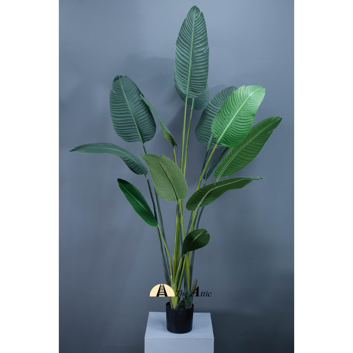 Strelitzia Nicolai, Banana Palm Faux Plant, Artificial Plant - theatticdubai.com