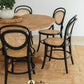 Vincent Dining Chair, Rattan and Beech Wood, Black - The Attic Dubai