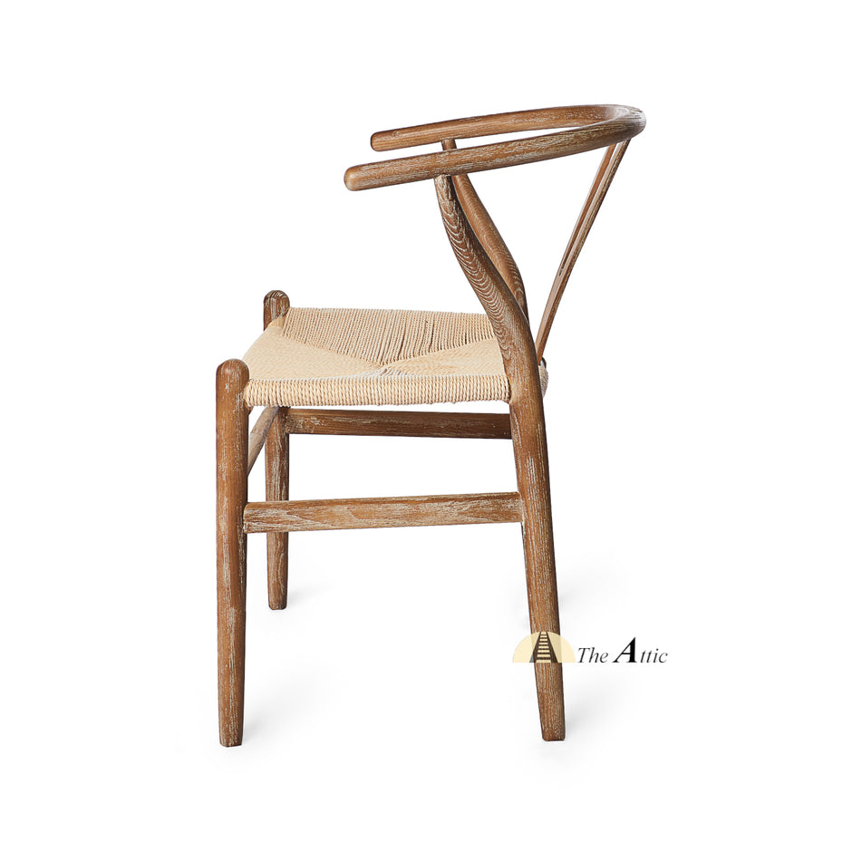 Dining Chairs Dubai, Wooden Rattan Dining Chair, Buy Online At Best