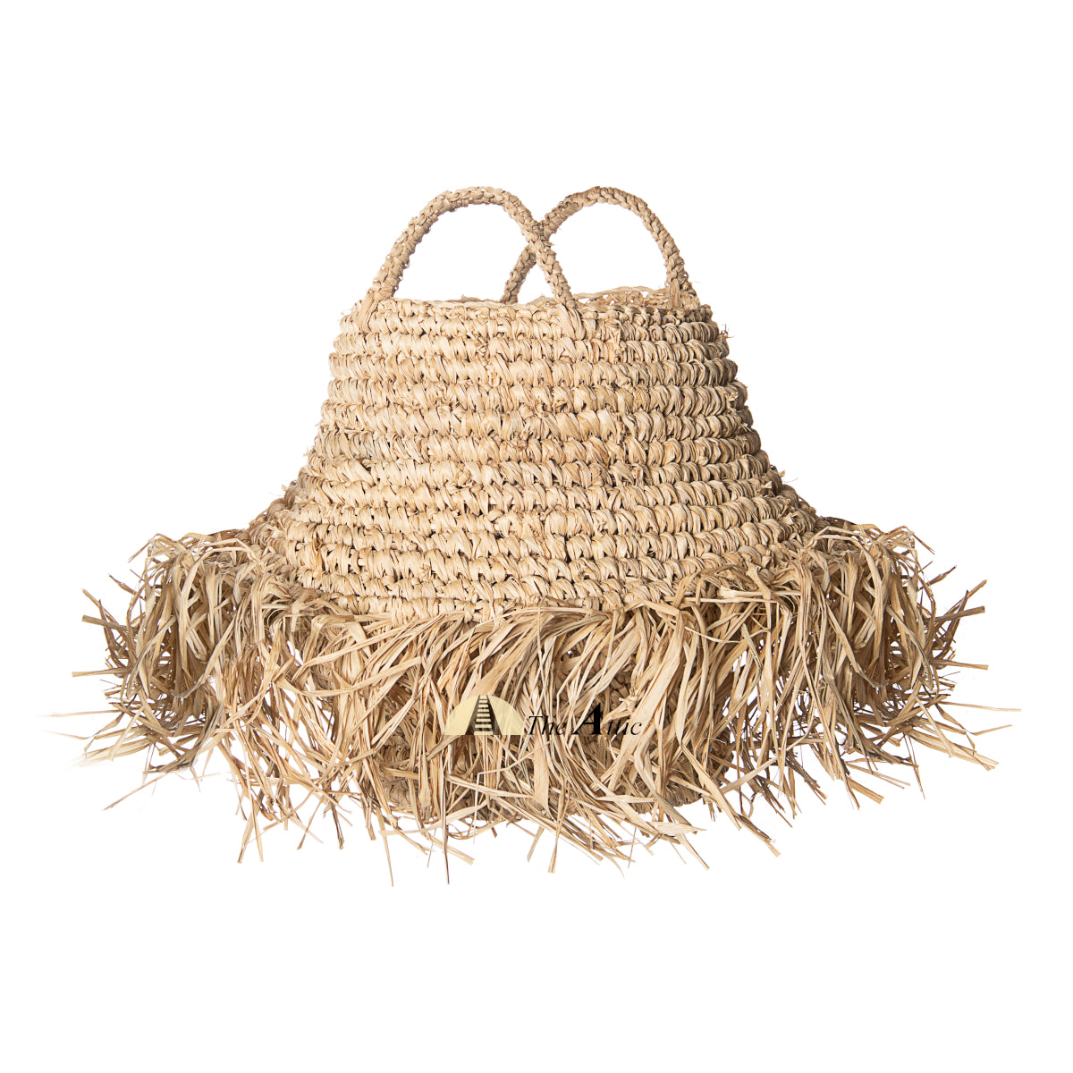 Woven Baskets with Tassels  - theattic-dubai.com