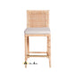 Costa Rattan Bar Counter Chair, Kitchen Island Stool, Rattan Wicker Furniture - The Attic Dubai